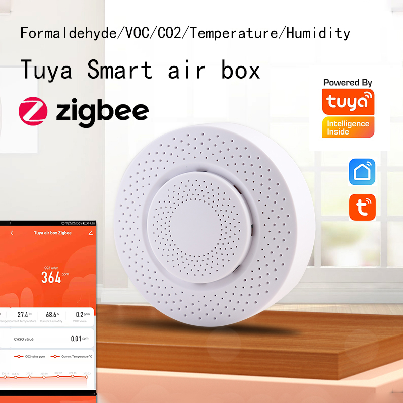 5 in 1 Tuya ZigBee Smart Sensor