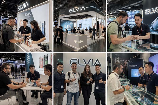 ELVIA vape experts presenting custom vape products and private label solutions to international buyers.jpg